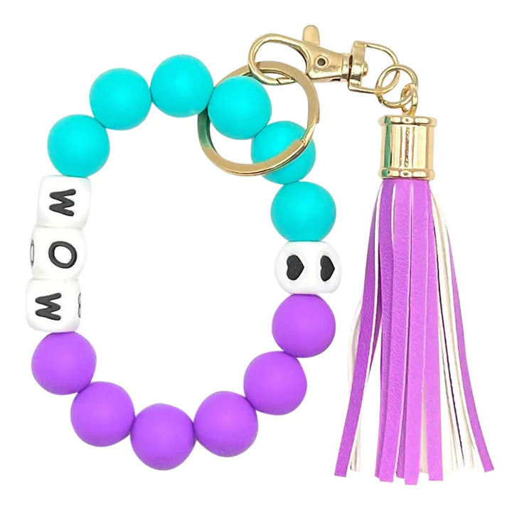 Beaded Bracelet Keychain