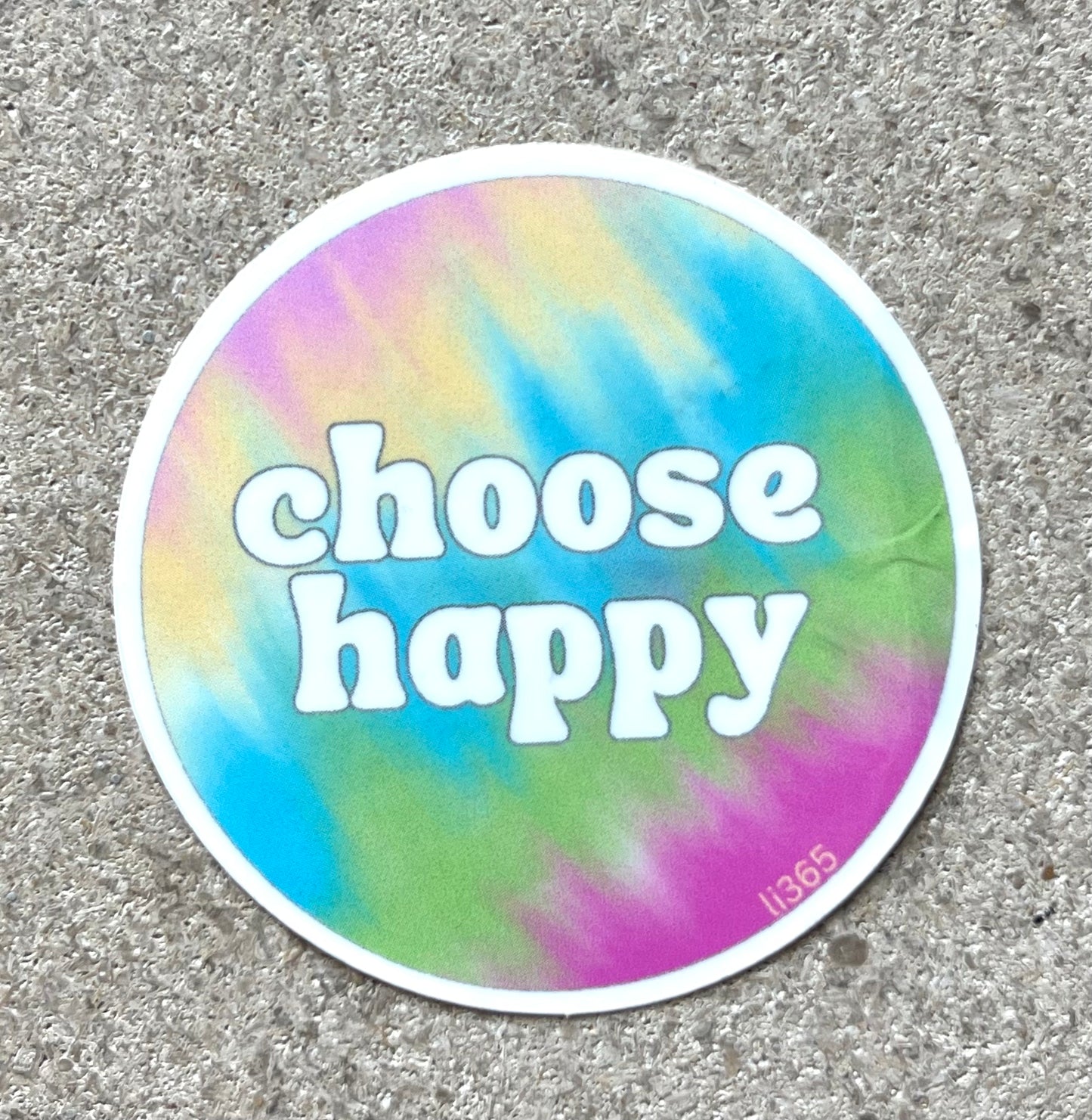 Choose Happy Sticker