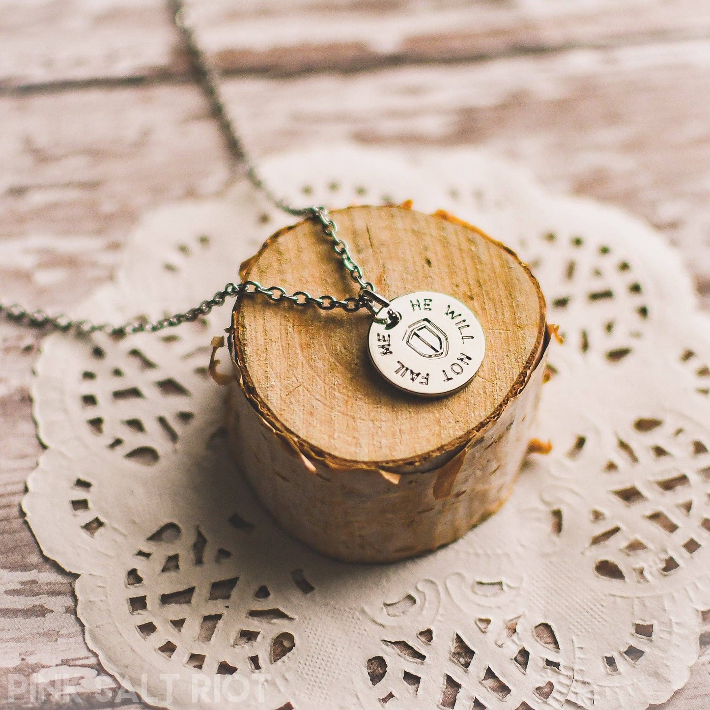 He Will Not Fail Me Necklace