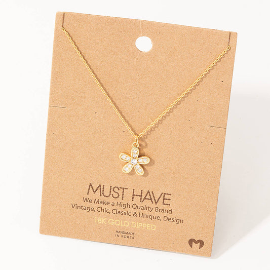 Flower Pendant Necklace