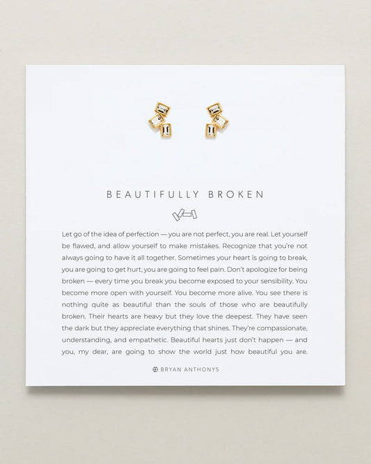 Beautifully Broken Stud Earrings