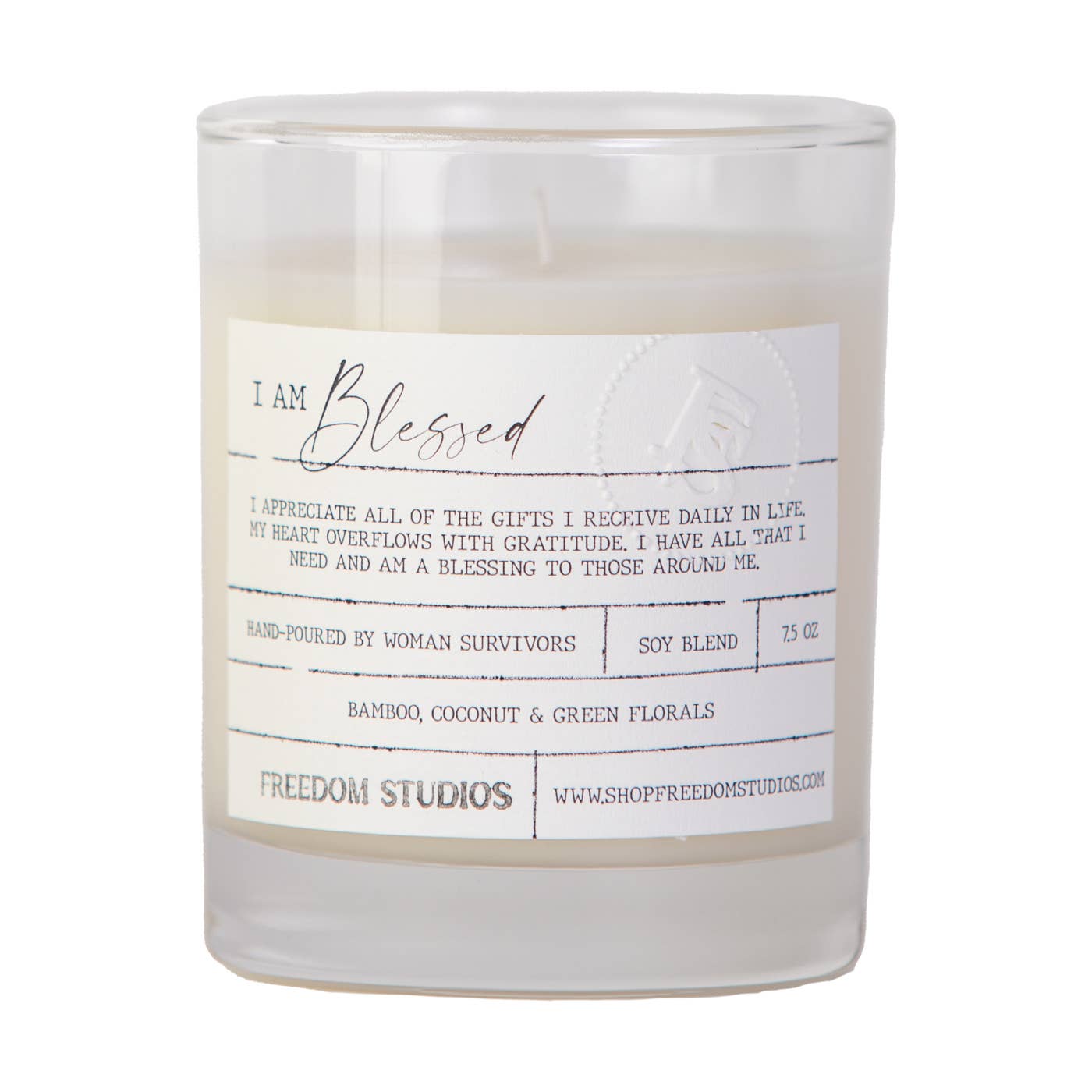 I AM Blessed Candle