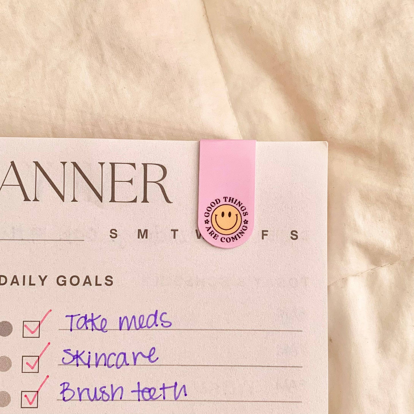 Smiley Magnetic Bookmark