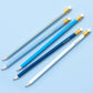 Motivational Blue + Gingham 5 Pc Pencil Set