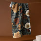 Classic Floral Geometry Tea Towel