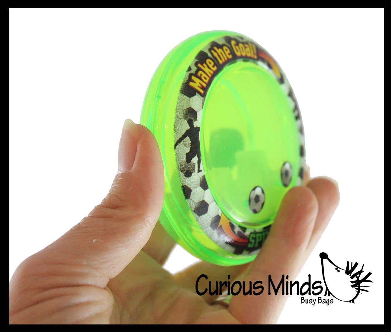 Spinning Ball in Hoop Fidget Game