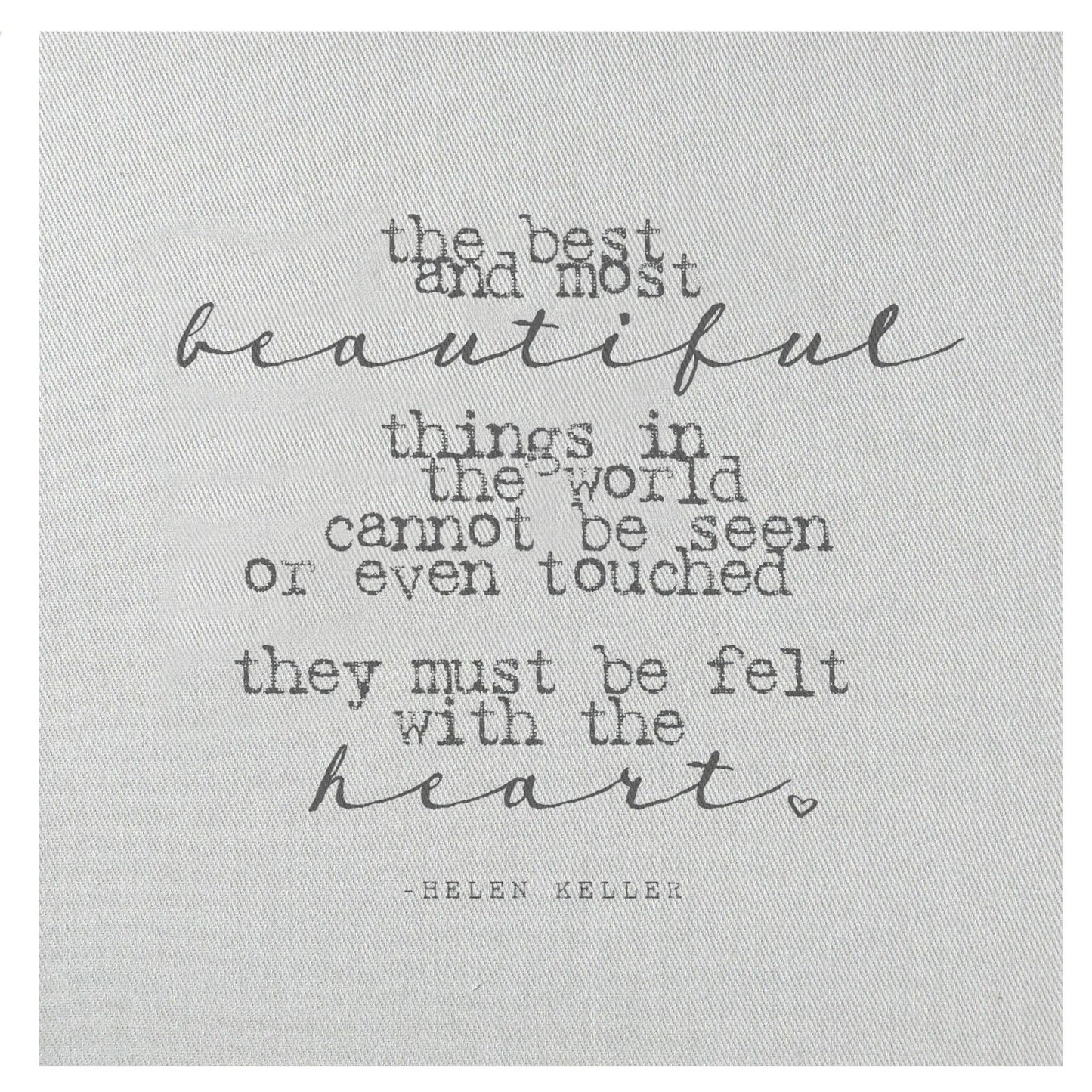 Beautiful Things - Helen Keller Mini Canvas