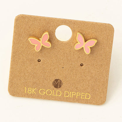 Butterfly Stud Earrings