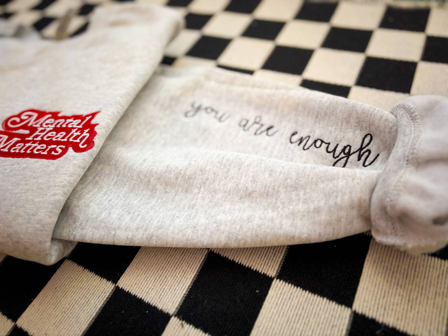 Mental Health Matters Embroidered Sweatshirt