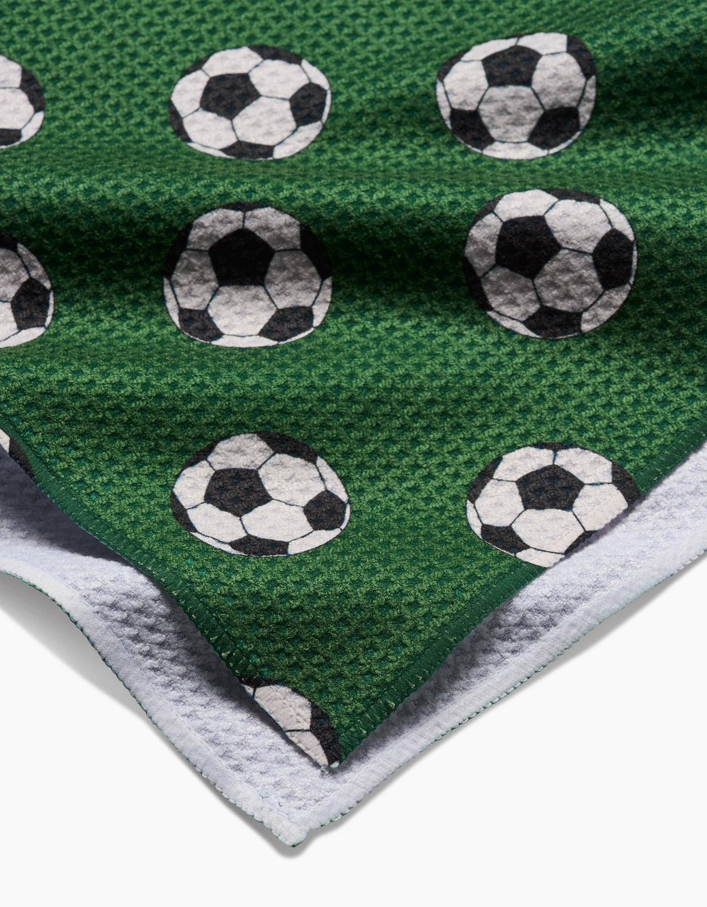 Kick Off Geometry Tea Towel