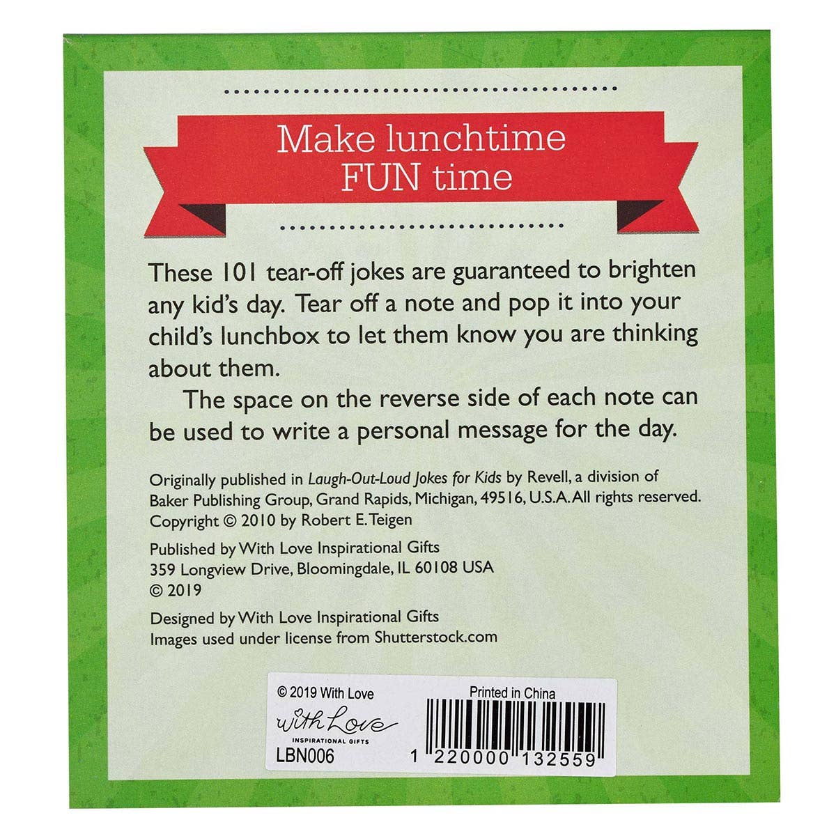 Lunchbox Notes with Laugh-Out-Loud Jokes
