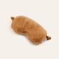 Sherpa Brown Warmies Eye Mask