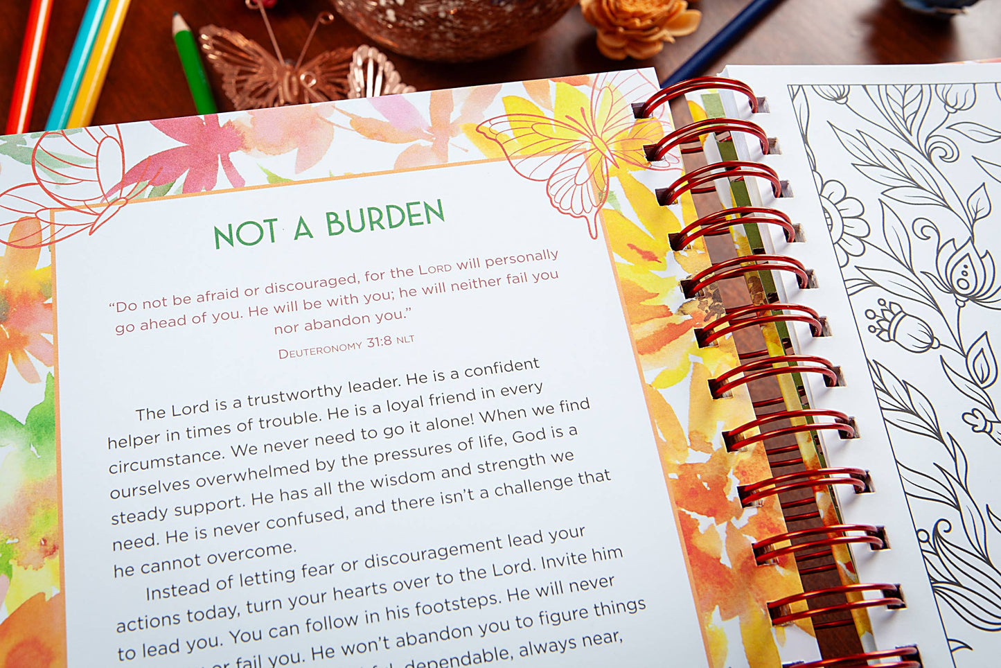 Words to Warm a Woman's Heart | Devotional Coloring Book