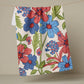 Plaid Floral Geometry Tea Towel