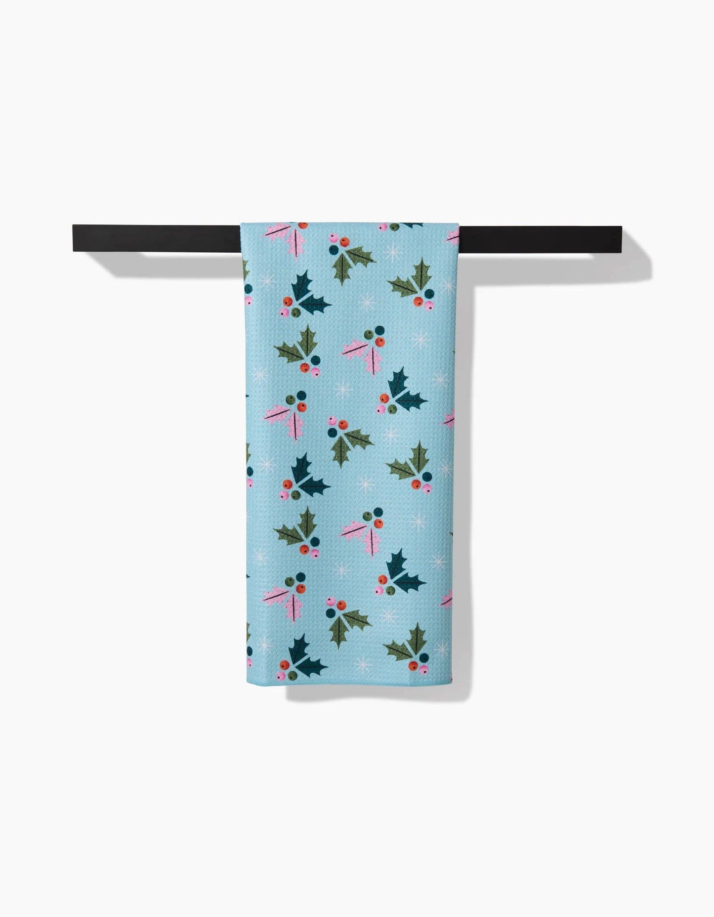 Berries Mint Geometry Tea Towel