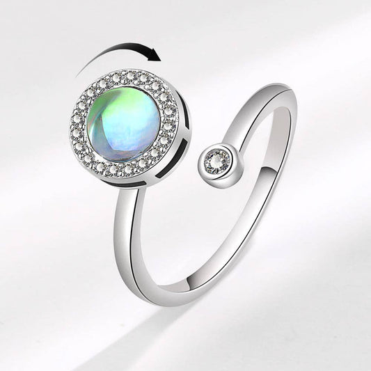 Moonstone Fidget Ring