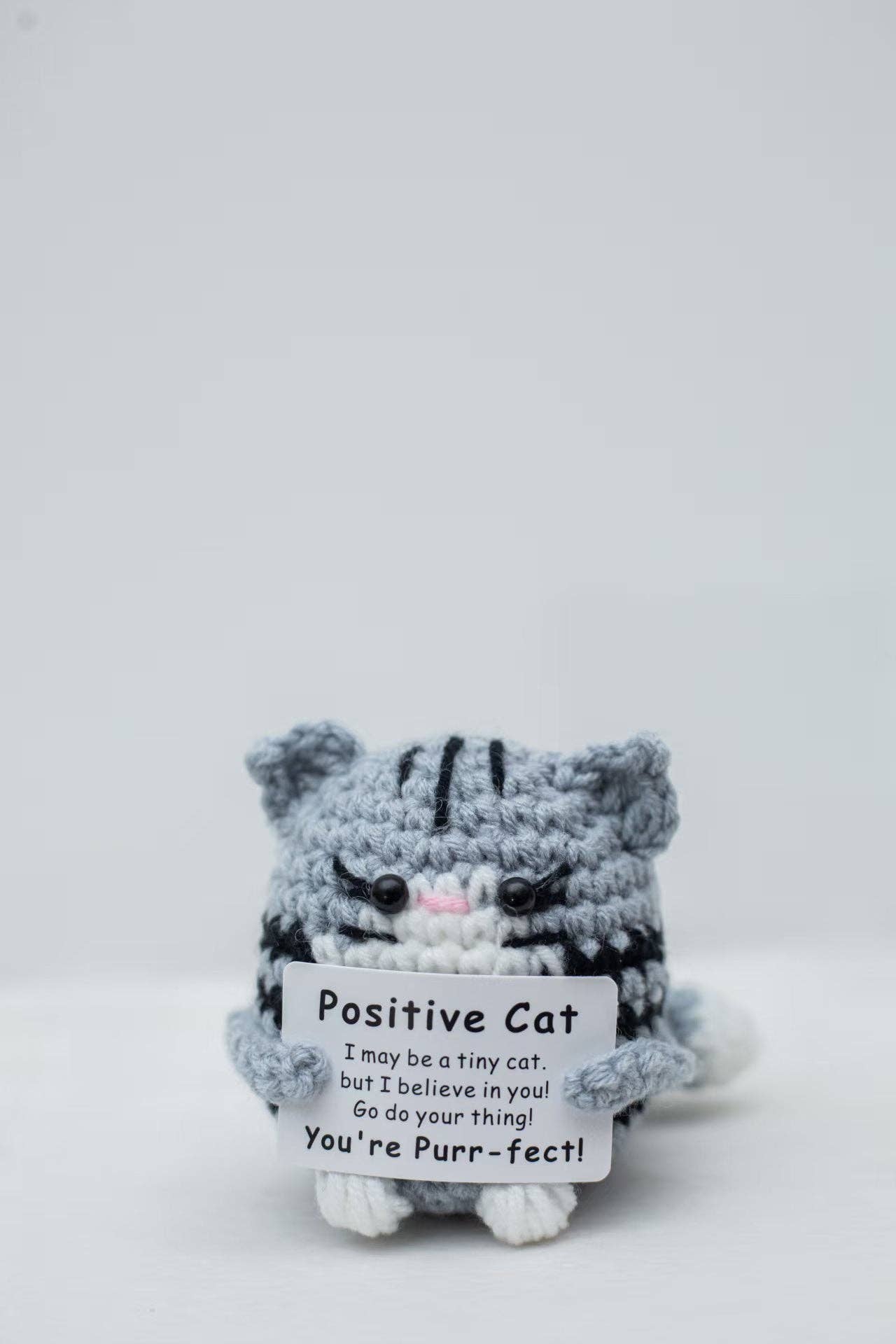 Crochet Grey Kitten