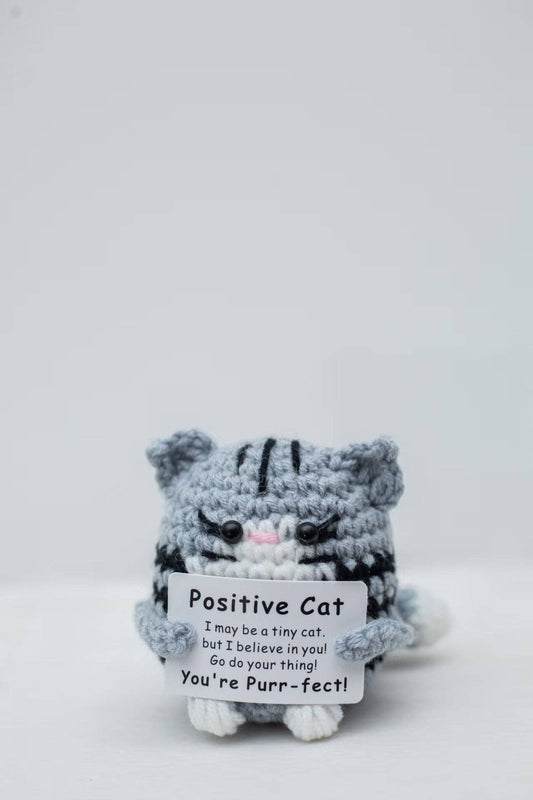 Crochet Grey Kitten