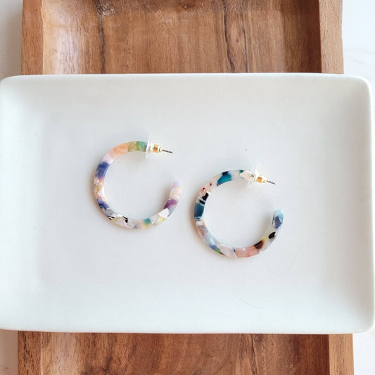 Multicolor Camy Hoops
