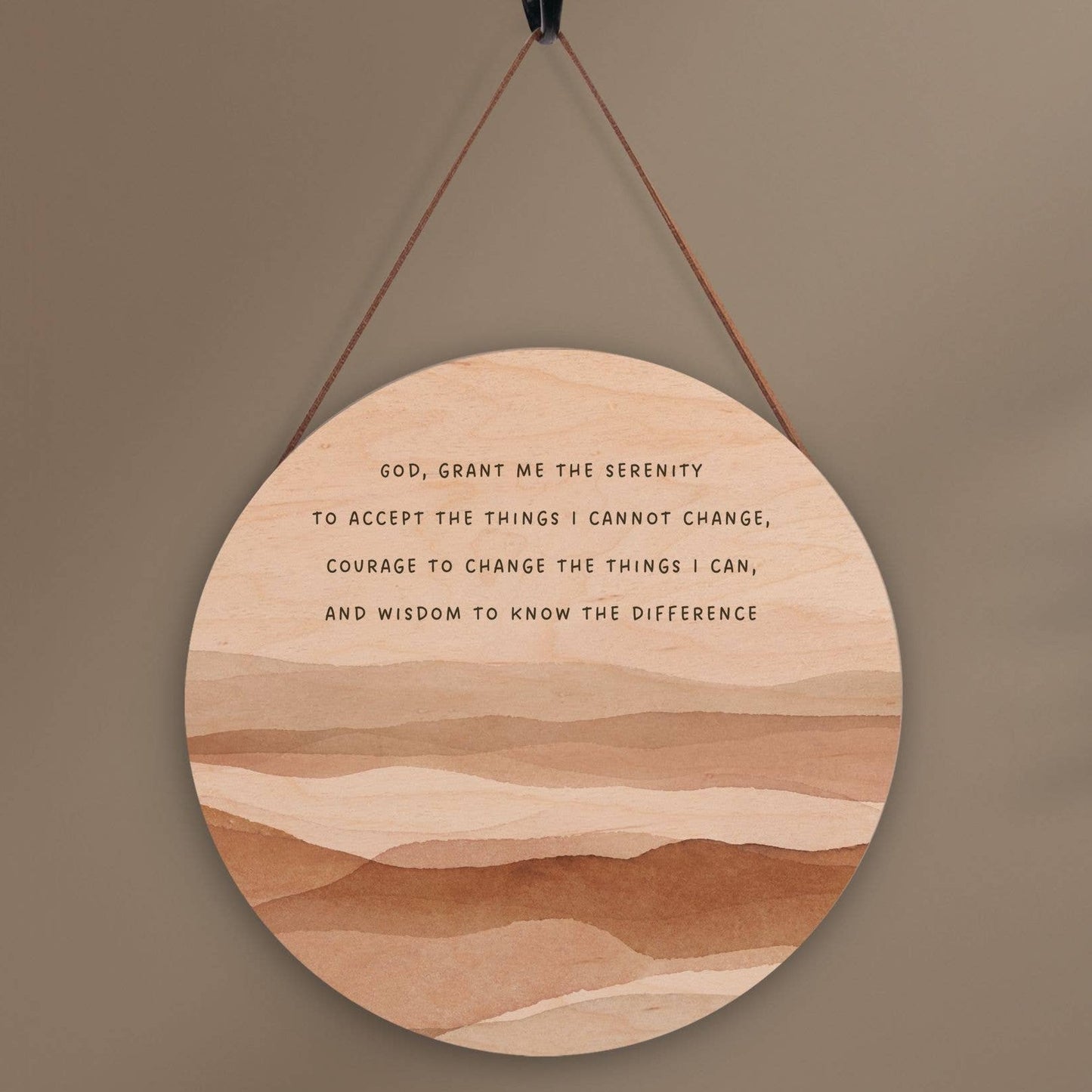 Serenity Prayer | Hanging Décor