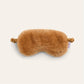 Sherpa Brown Warmies Eye Mask