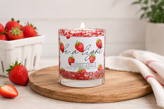 Mini Summer Fruit Sprinkle Candle
