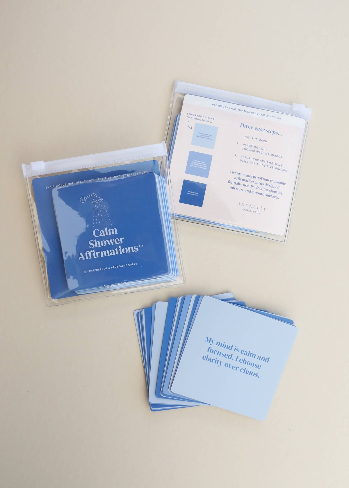 Shower Affirmation™ Display Cards - Calm