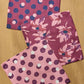 Mulberry Bloom Dot Geometry Dishcloth Set