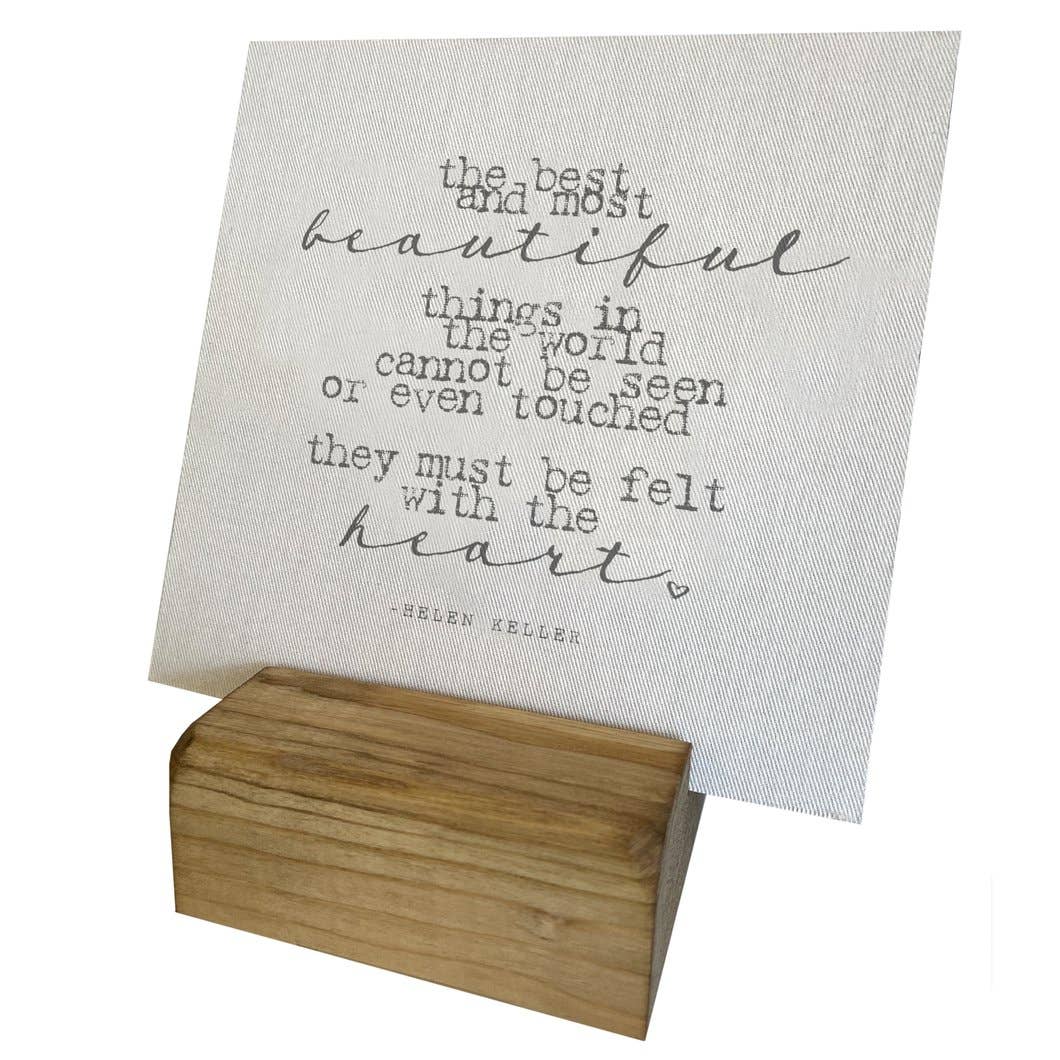 Beautiful Things - Helen Keller Mini Canvas