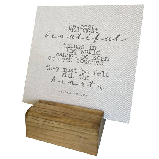 Beautiful Things - Helen Keller Mini Canvas