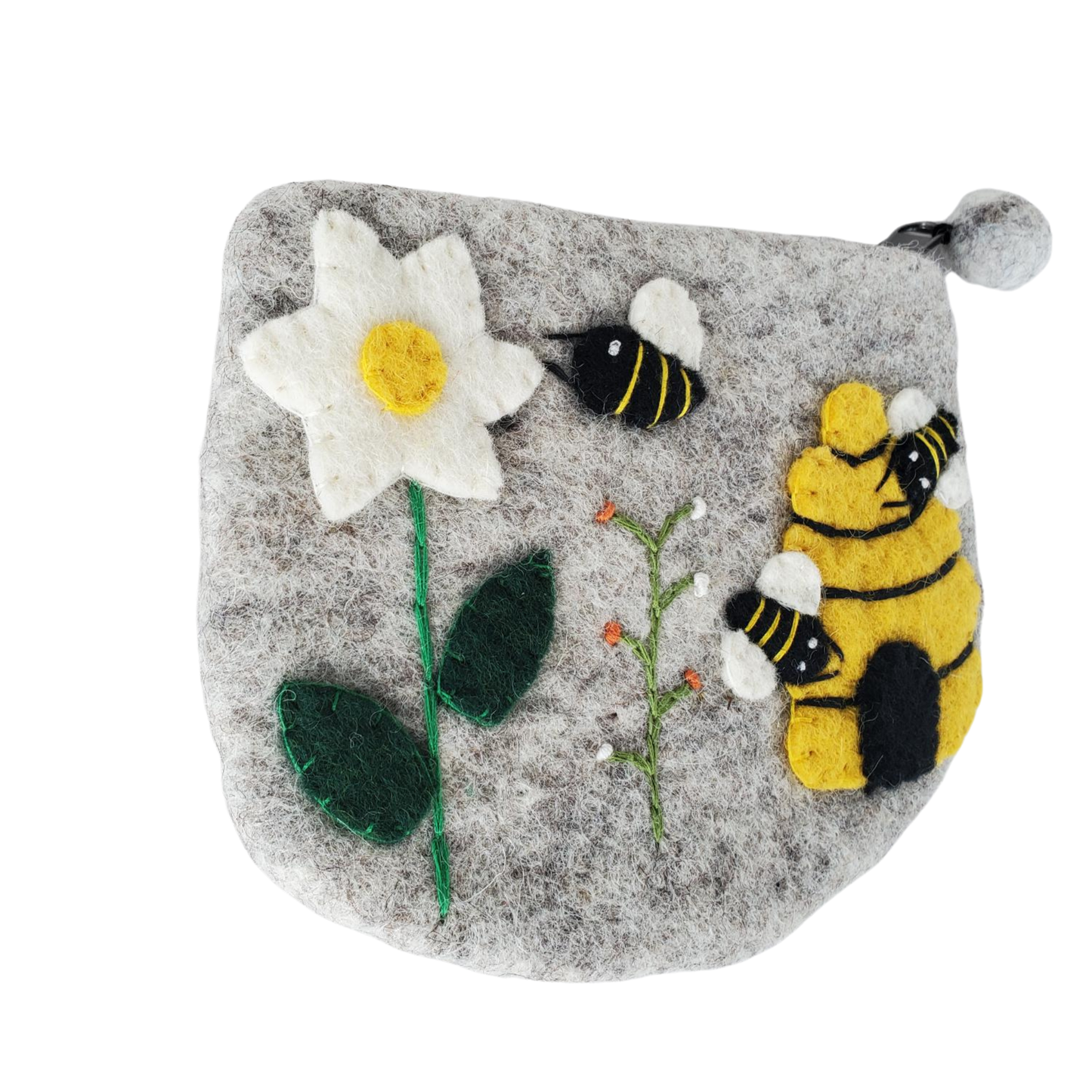 Handmade Wool Bee Bag