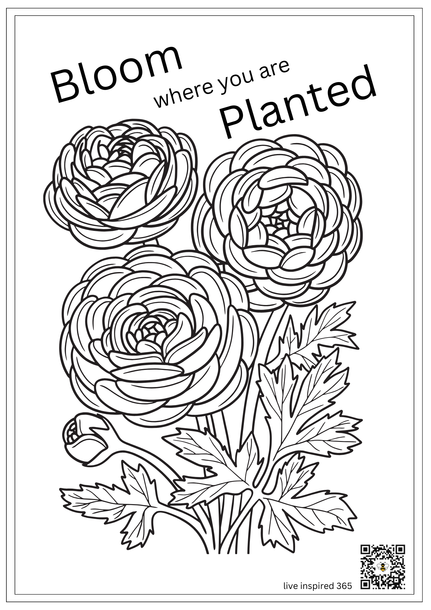 Bloom-Coloring Page