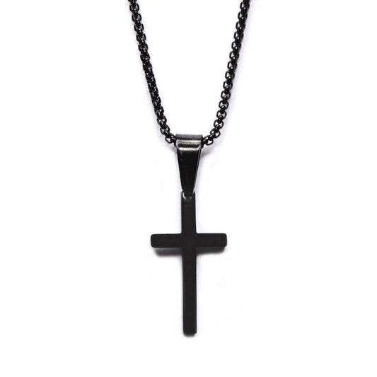 Small Black Cross for Men