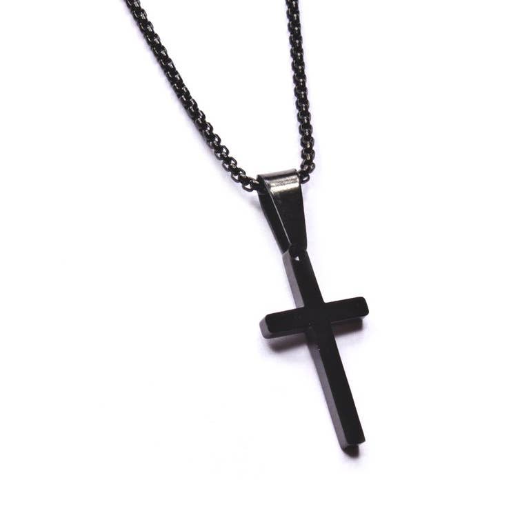 Small Black Cross for Men