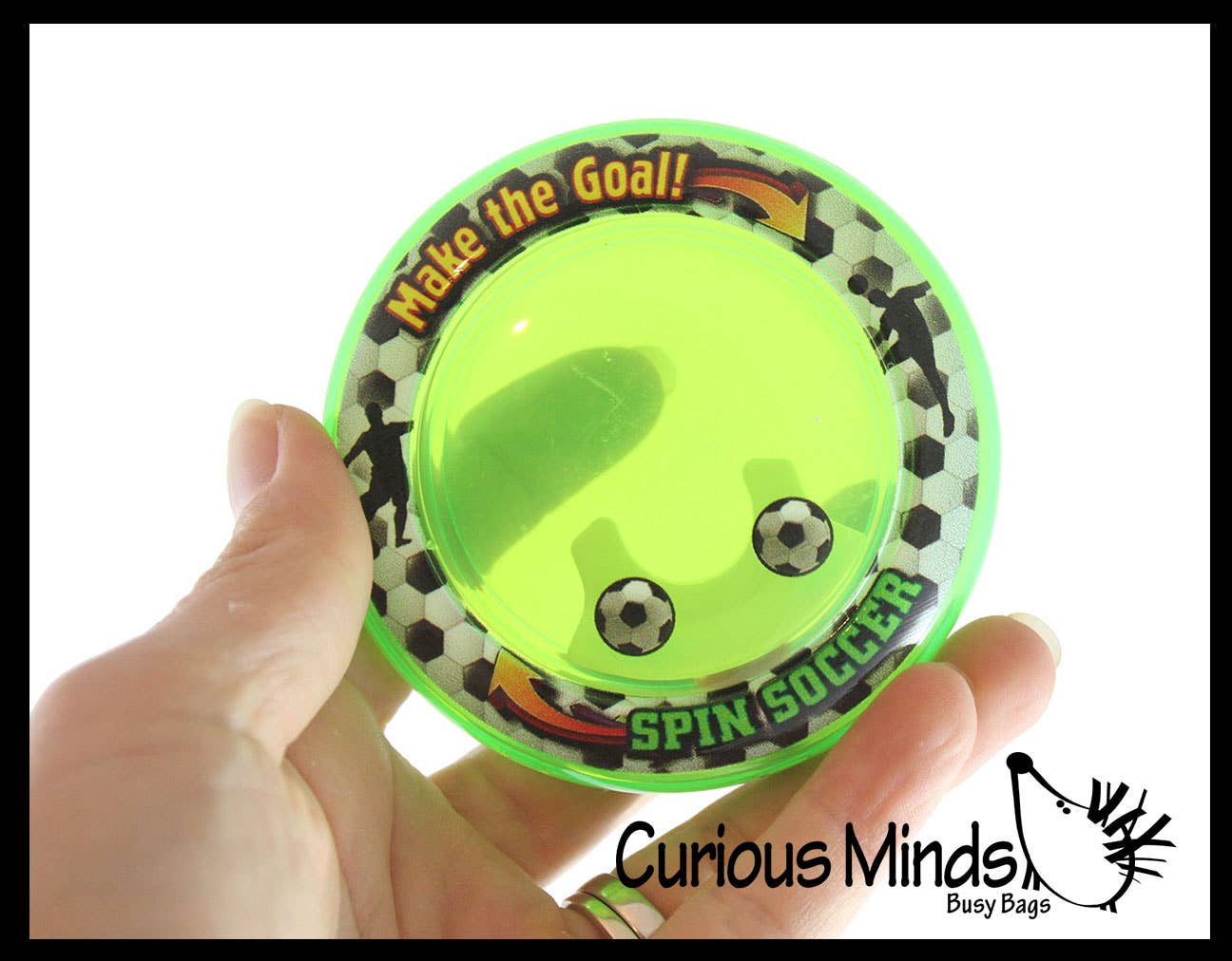 Spinning Ball in Hoop Fidget Game