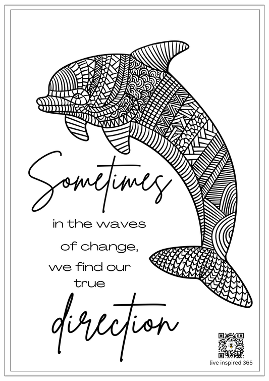 Waves of Life-Coloring Page