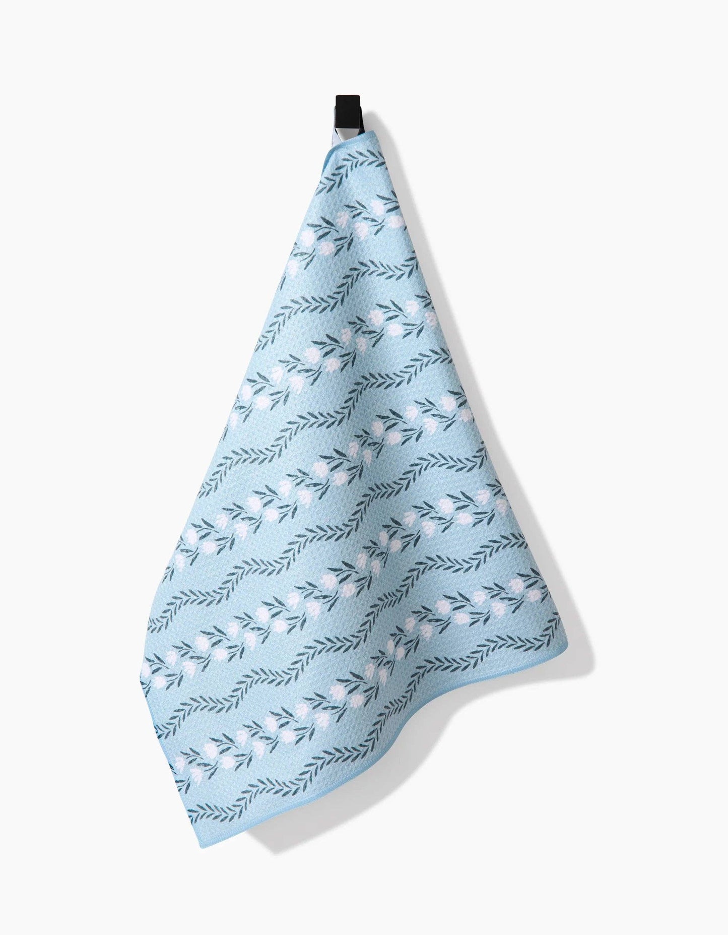Vintage Floral Stripe Geometry Tea Towel