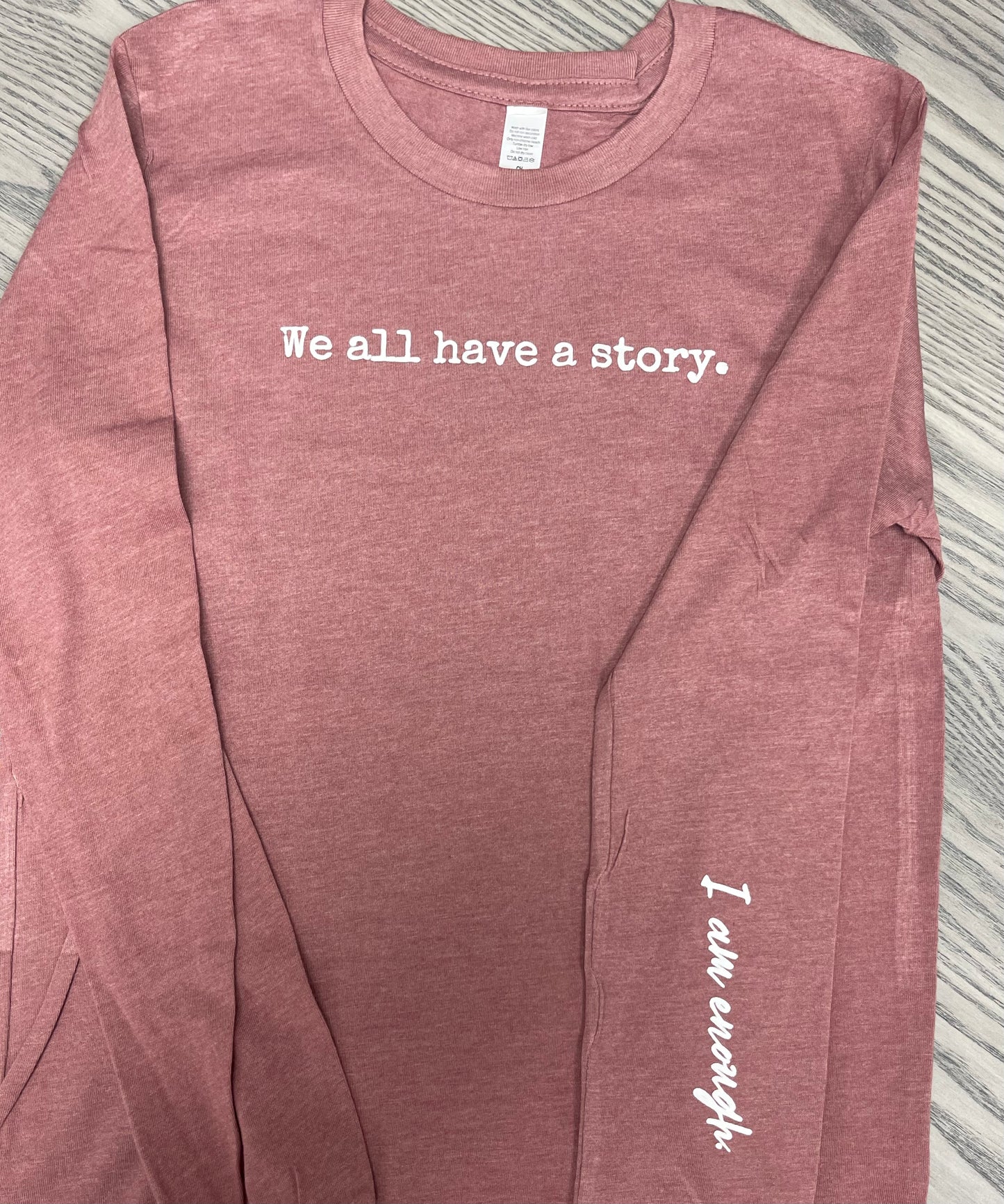 Youth Size-We all have a story