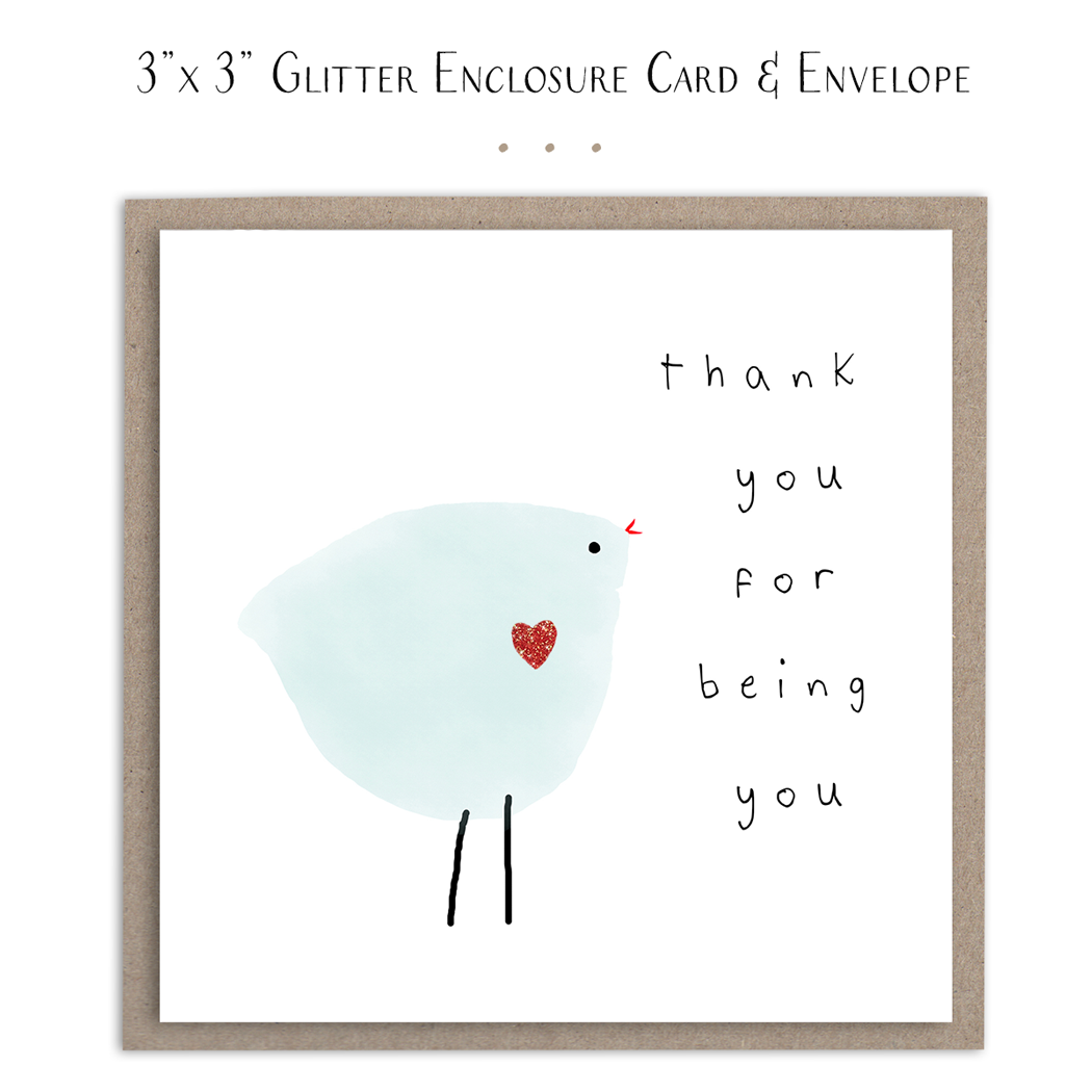 Thank You For Being You - Mini Card