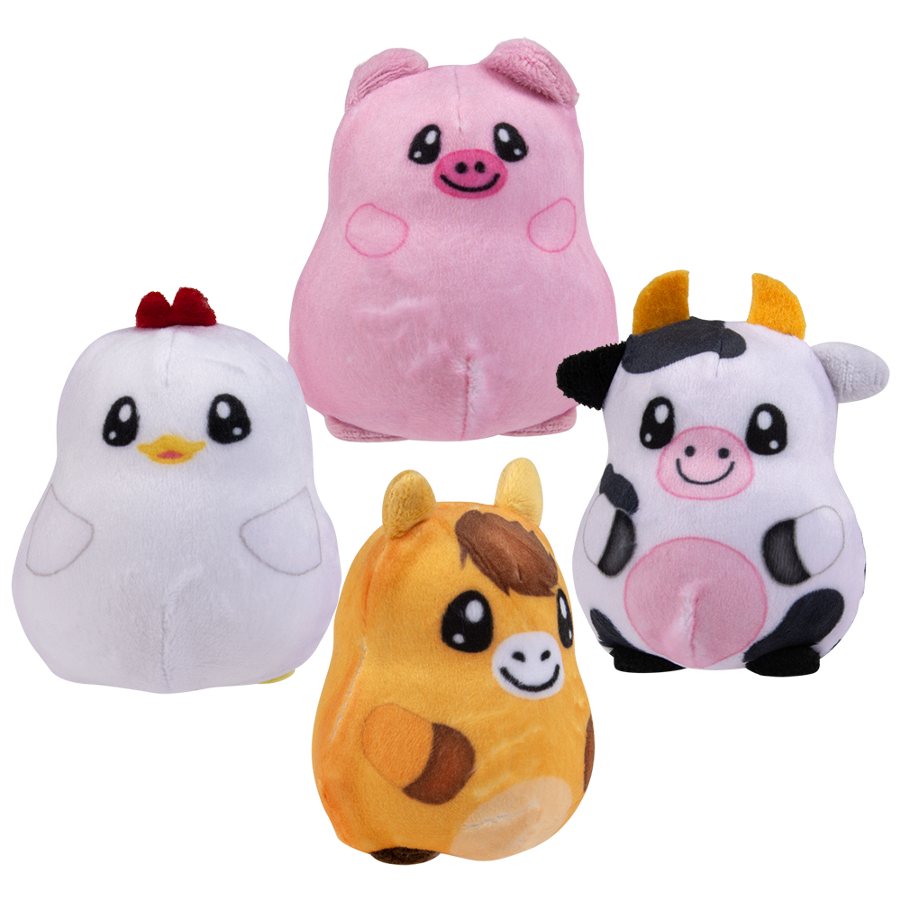 Sugar Squeeze Plush Farm Animal Stress Balls