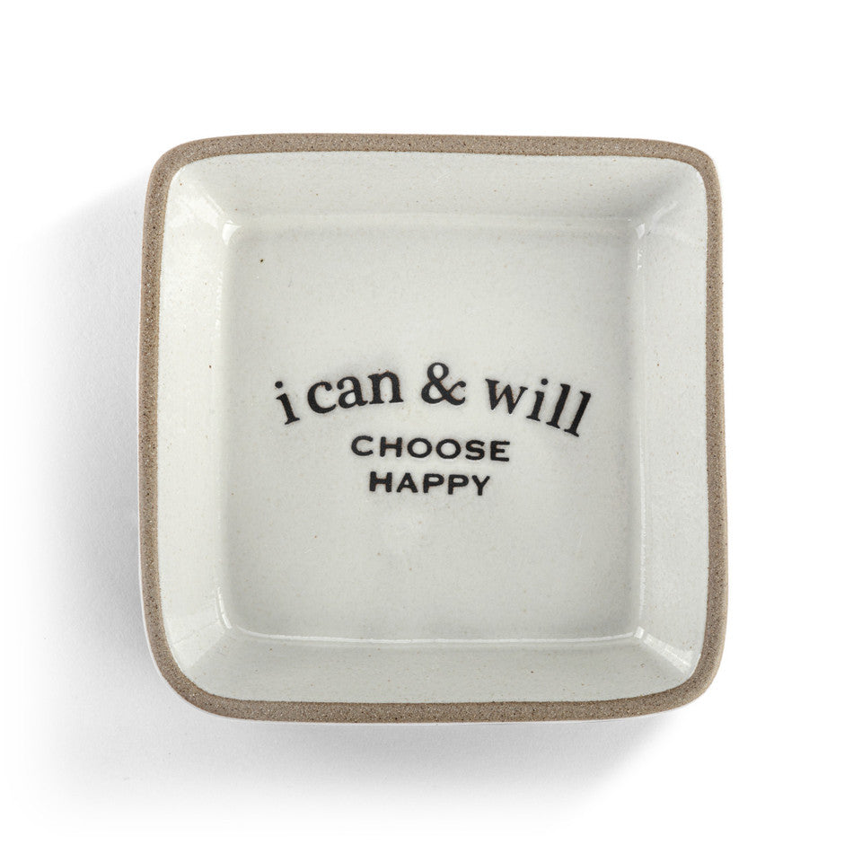 Choose Happy Trinket Dish