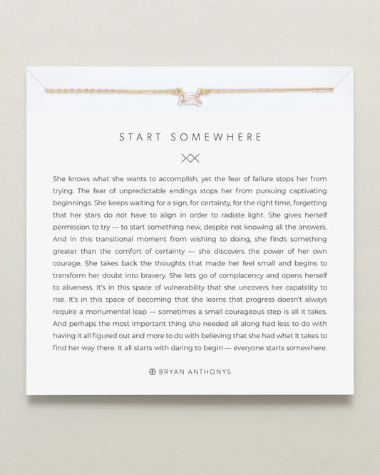 Start Somewhere Necklace