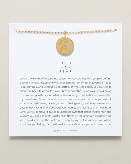 Faith Over Fear Necklace