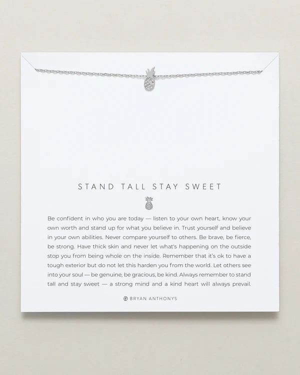 Stand Tall Stay Sweet Icon - Necklace