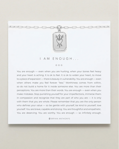 I am Enough Statement Necklace