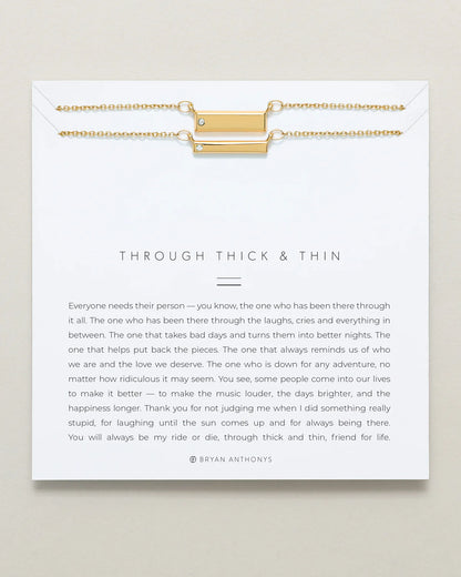 Through Thick & Thin necklace