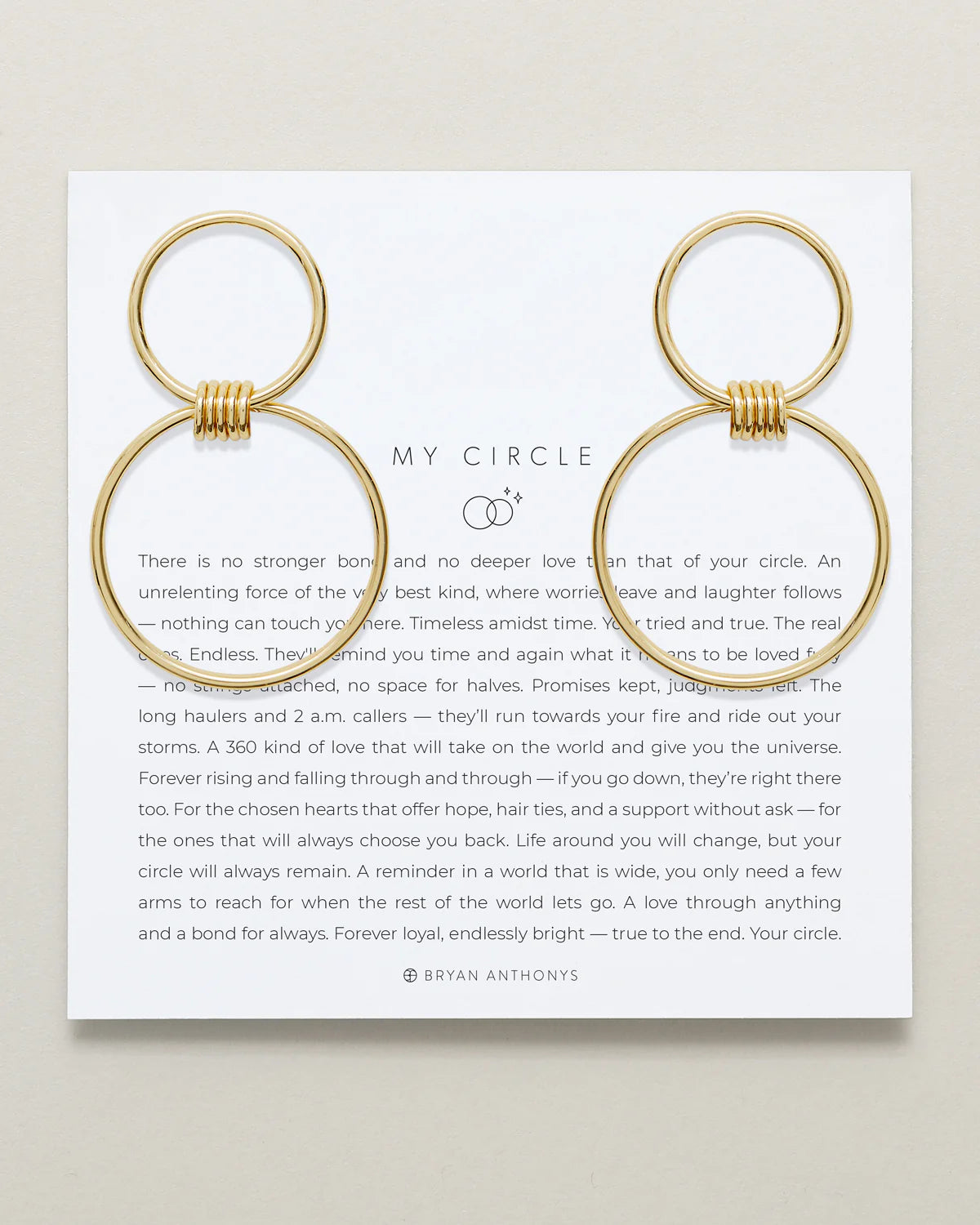 My Circle Statement Earrings