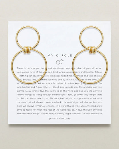 My Circle Statement Earrings