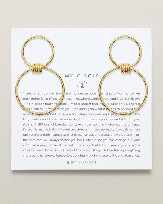 My Circle Statement Earrings