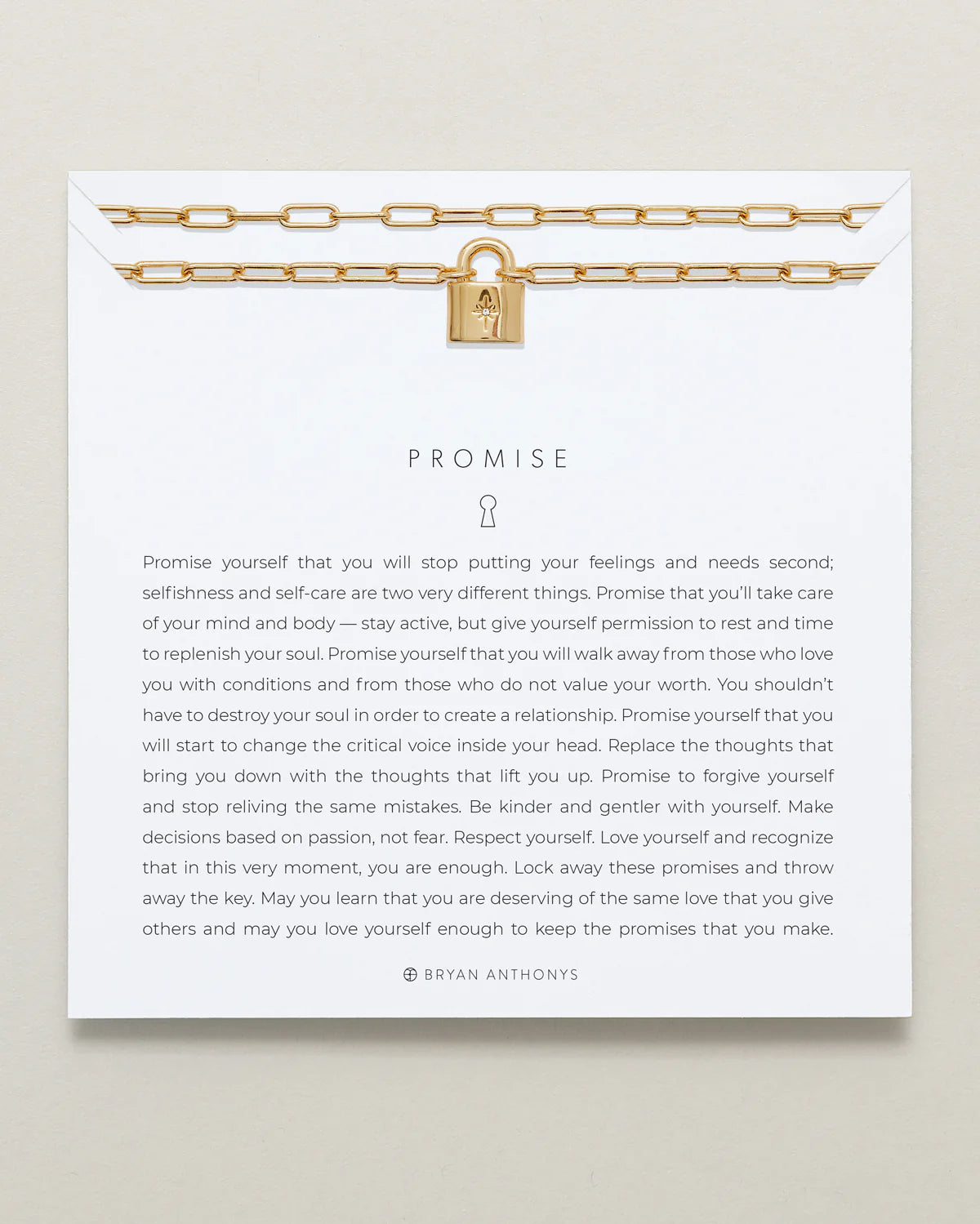 Promise Statement - Necklace